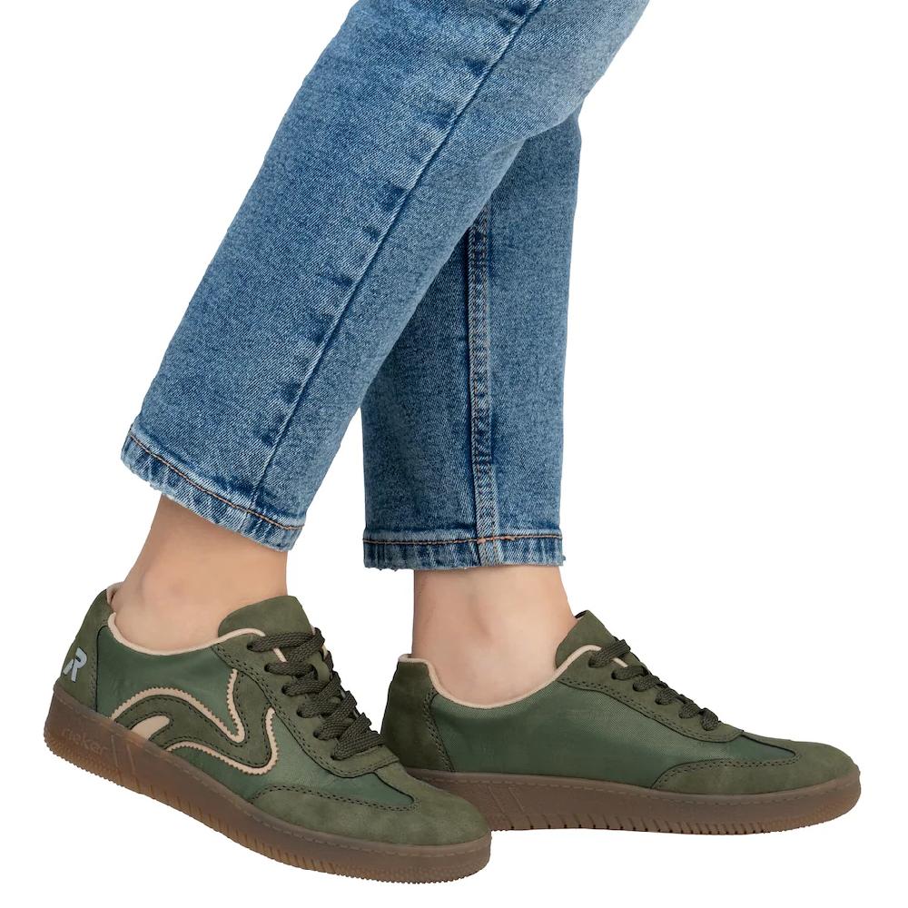 RIEKER Sport Plateausneaker Freizeitschuh Halbschuh Schnürschuh in veganer Verarbeitung bestellen Bis zu 55% Rabatt