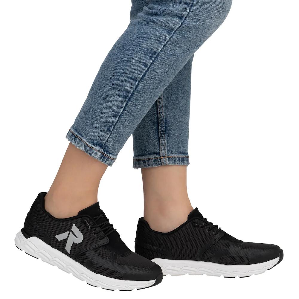 RIEKER Sport Slip-On Sneaker »Preston« Freizeitschuh Halbschuh Schlupfschuh mit Gummizug Schlussverkauf