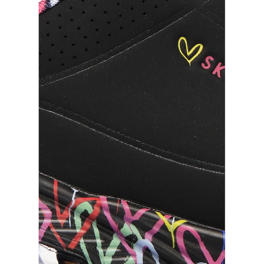 Skechers Wedgesneaker »UNO-LOVING LOVE« Freizeitschuh Halbschuh Schnürschuh mit coolem Graffiti-Print bestellen Meist gekauft