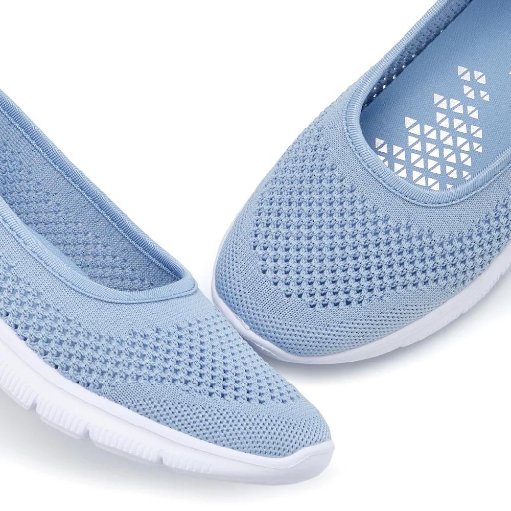 LASCANA Sneaker Ballerinas »ultraleichter Slipper Slip-On-Sneaker« Freizeitschuh aus Mesh weicher Innensohle VEGAN kaufen Blitzverkäufe
