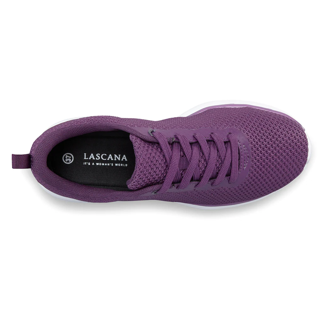 LASCANA Sneaker »Freizeitschuh Halbschuh « Schnürhalbschuh ultraleicht softe herausnehmbare Innensohle VEGAN ▷ für Große Rabatte