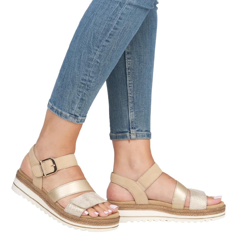 Remonte Keilsandalette Keilabsatz Sommerschuh Sandale in veganer Verarbeitung online kaufen Riesige Ersparnisse