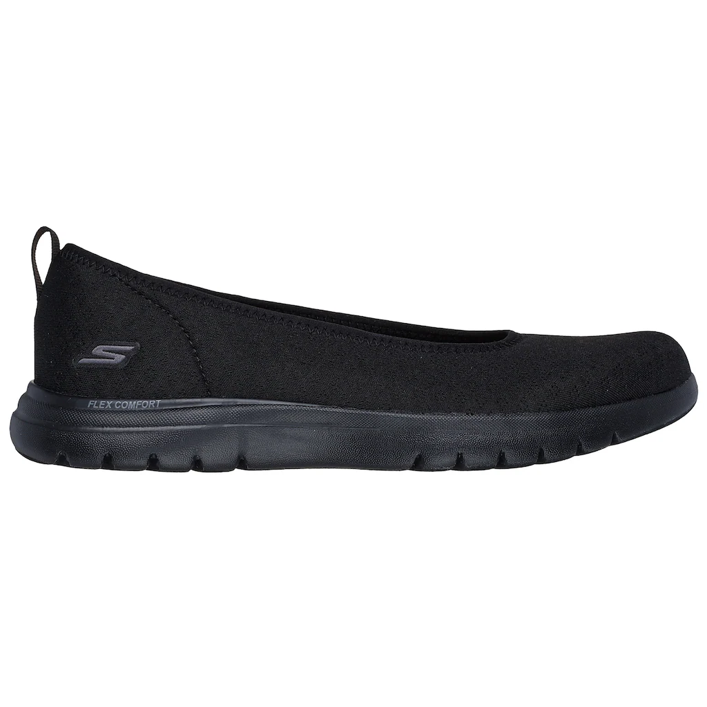 Skechers Ballerina »ON-THE-GO FLEX-SIENA« Slipper Schlupfschuh Slip-On Sneaker mit bequemem Elastikeinfass ▷ für Kostenlose Rückgabe