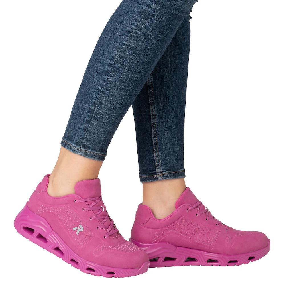RIEKER Sport Keilsneaker »Dakota« Schnürschuh Halbschuh Freizeitschuh in veganer Verarbeitung kaufen Begrenzte Freigabe