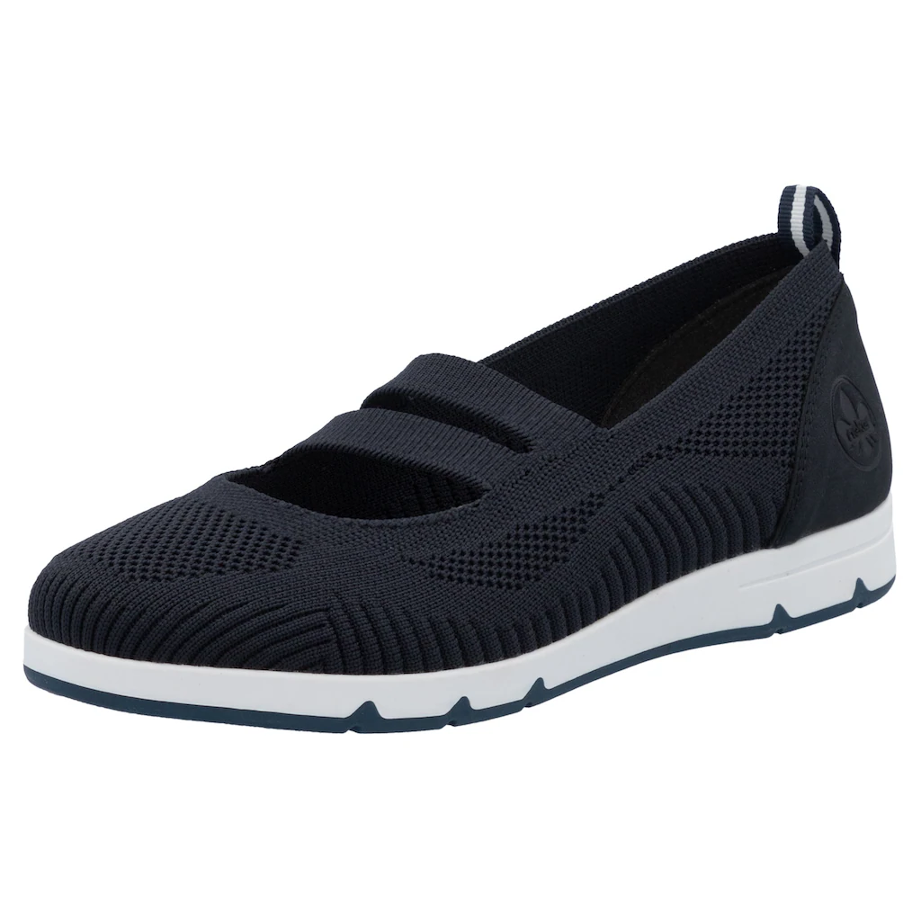 Rieker Riemchenballerina Schlupfschuh Halbschuh Slip-on Sneaker mit Gummizug Bis zu 50% Rabatt