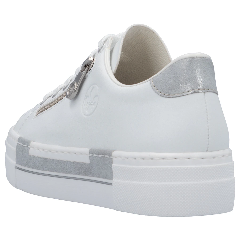 Rieker Plateausneaker mit Zierreißverschluss seitlich Freizeitschuh Halbschuh Schnürschuh online bestellen Clearance-Verkauf