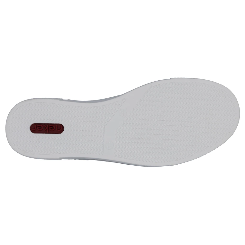 Rieker Plateausneaker mit Zierreißverschluss seitlich Freizeitschuh Halbschuh Schnürschuh online bestellen Clearance-Verkauf