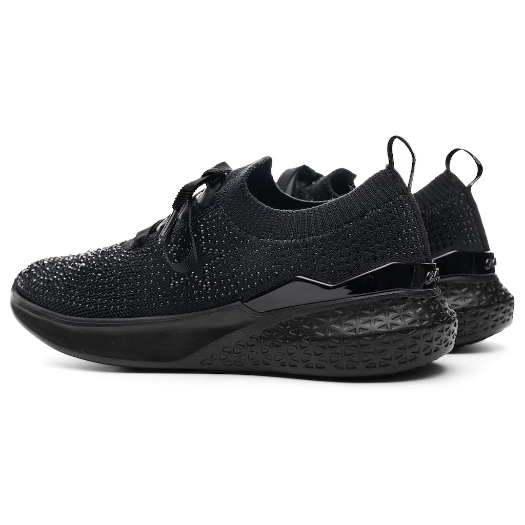 Ara Slip-On Sneaker »MAYA« Schnürschuh Slipper in Strickoptik H-Weite Black Friday Preise