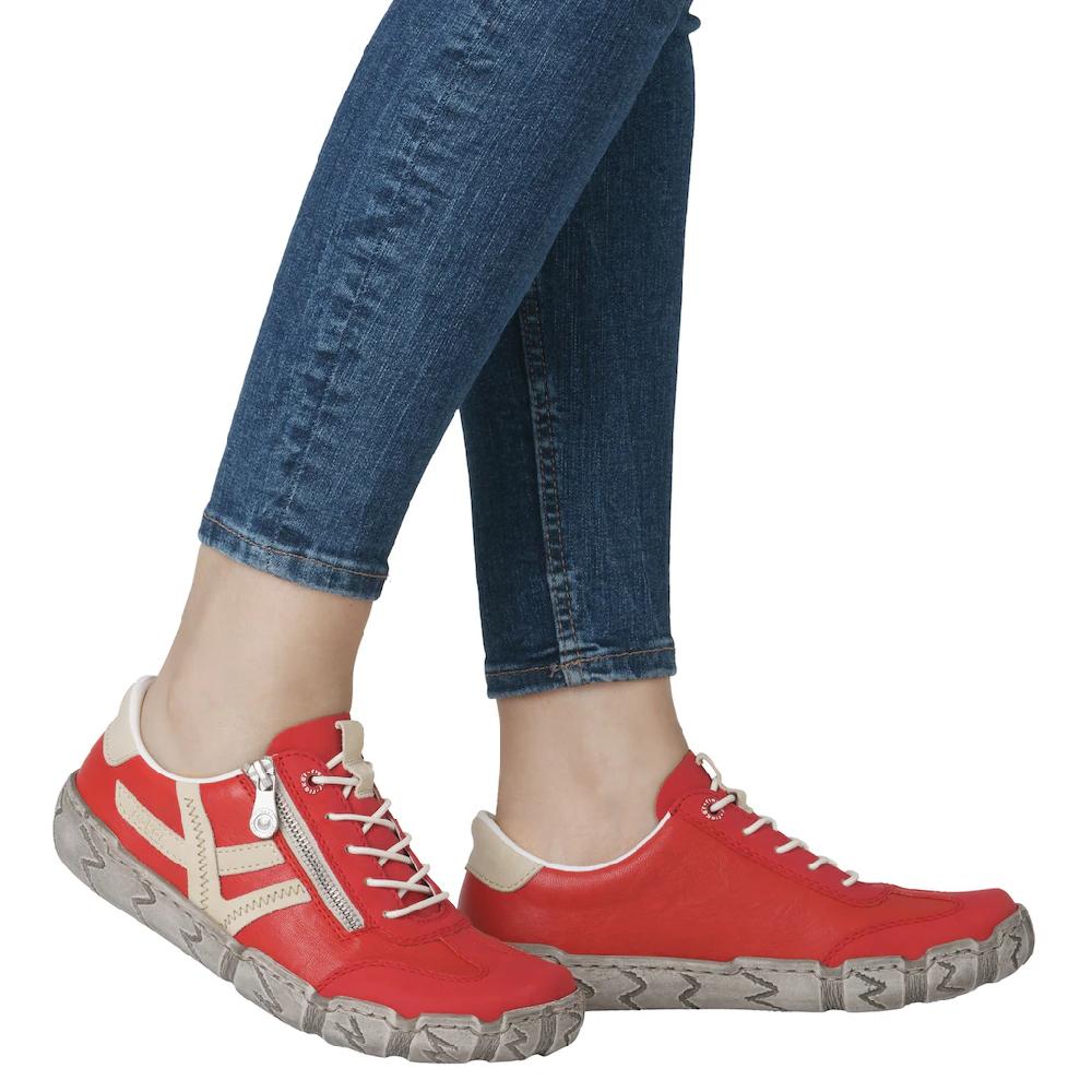 Rieker Slip-On Sneaker Halbschuh Schlupfschuh Freizeitschuh mit weicher Innensohle online kaufen 50% Rabatt für begrenzte Zeit