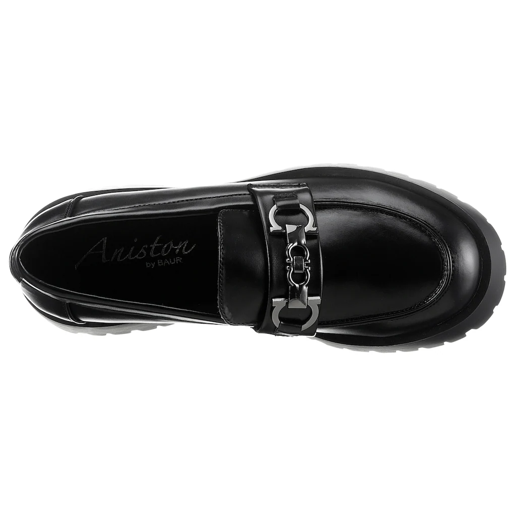Aniston SHOES Loafer Slipper Halbschuh mit Bequemweite G (=weit) - NEUE KOLLEKTION Verkauf