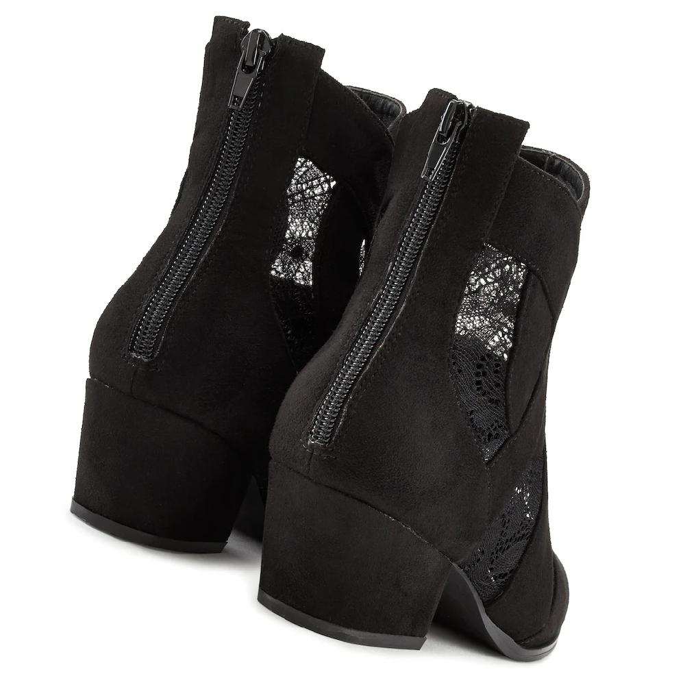 LASCANA Stiefelette mit Spitze & bequemen Blockabsatz Cowboy Boots Westernstiefel ▷ für Hotsell