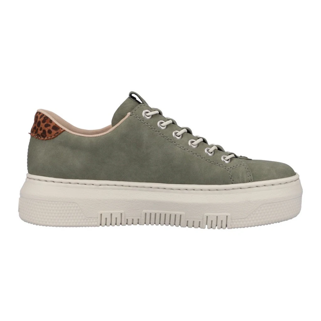 Rieker Slip-On Sneaker mit Leo-Einsatz an der Ferse online kaufen Großer Ausverkauf