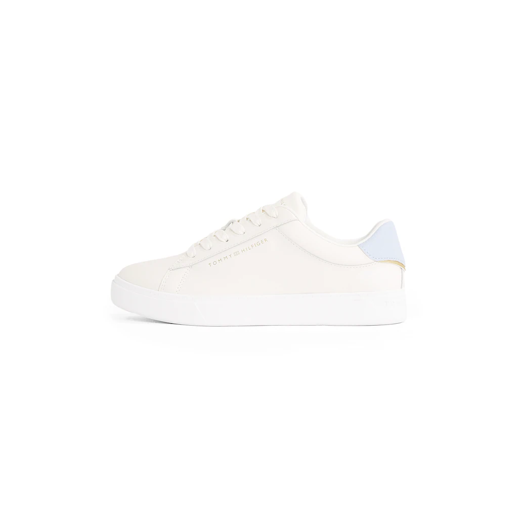 Tommy Hilfiger Plateausneaker »ESSENTIAL COURT SNEAKER« Freizeitschuh Halbschuh Schnürschuh mit Logoschriftzug online bestellen Muttertagsangebot