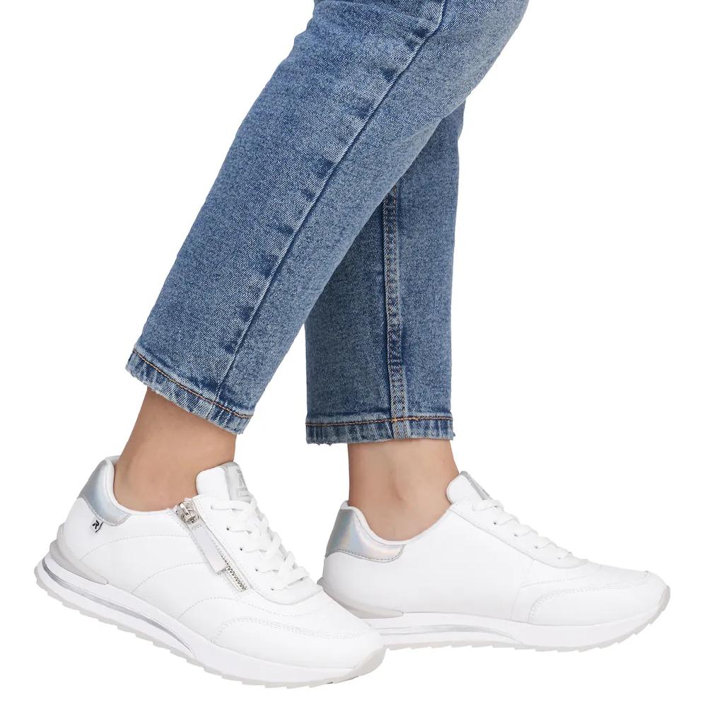 RIEKER Sport Plateausneaker Freizeitschuh Halbschuh Schürschuh in schmaler Form ▷ für Vatertagsangebot