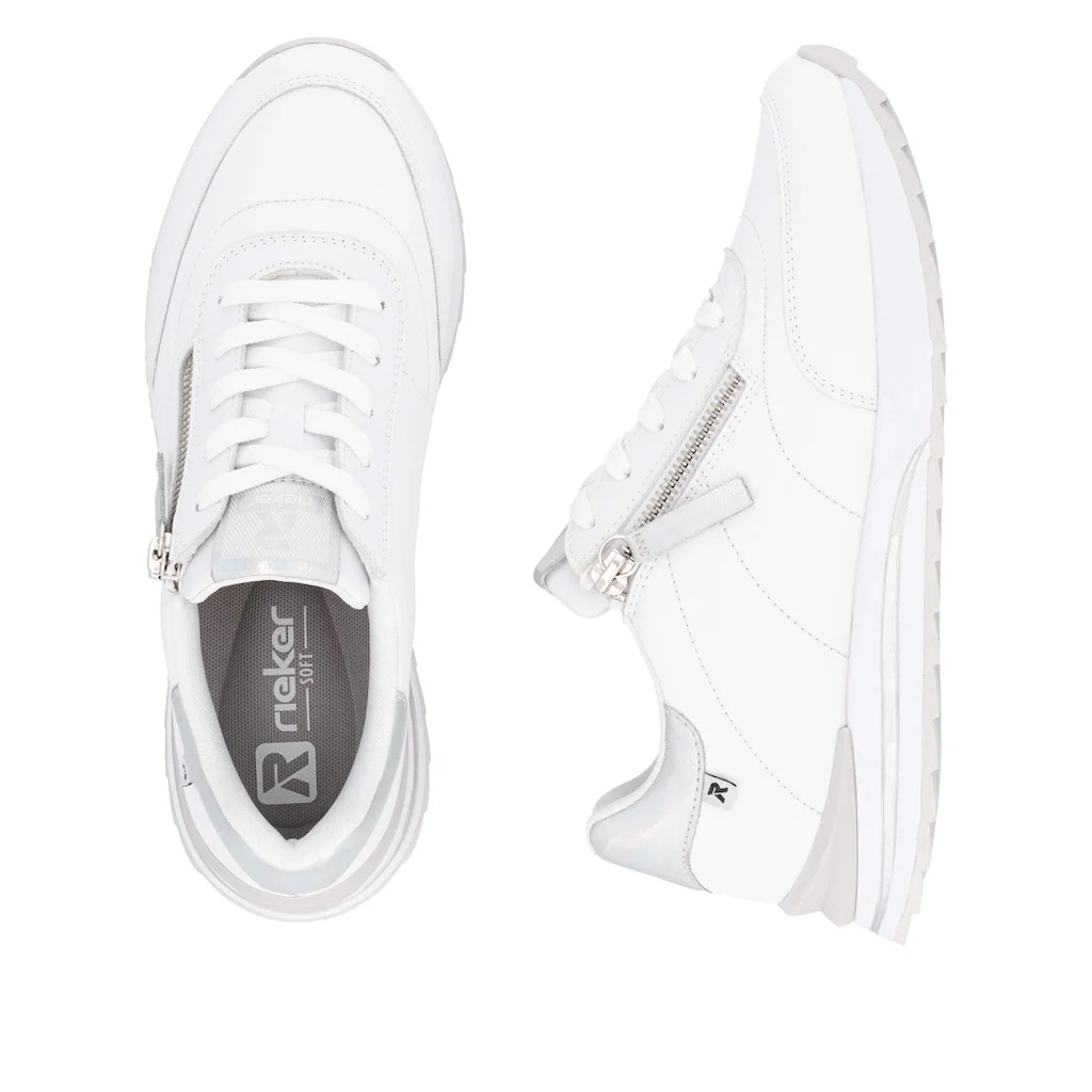 RIEKER Sport Plateausneaker Freizeitschuh Halbschuh Schürschuh in schmaler Form ▷ für Vatertagsangebot