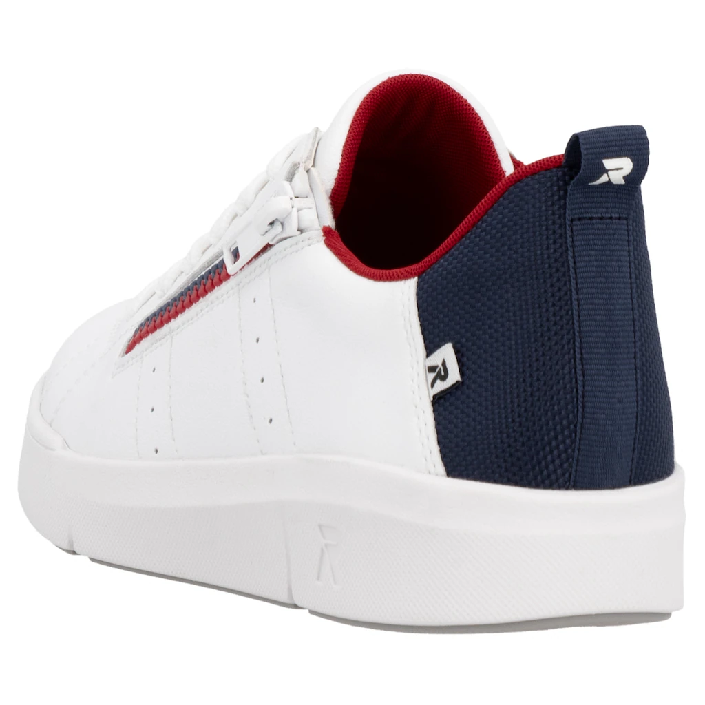 RIEKER Sport Sneaker Schnürung und Reißverschluss Freizeitschuh Halbschuh Schnürschuh ▷ für Heißer Verkauf