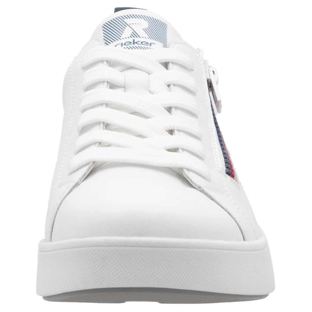 RIEKER Sport Sneaker Schnürung und Reißverschluss Freizeitschuh Halbschuh Schnürschuh ▷ für Heißer Verkauf