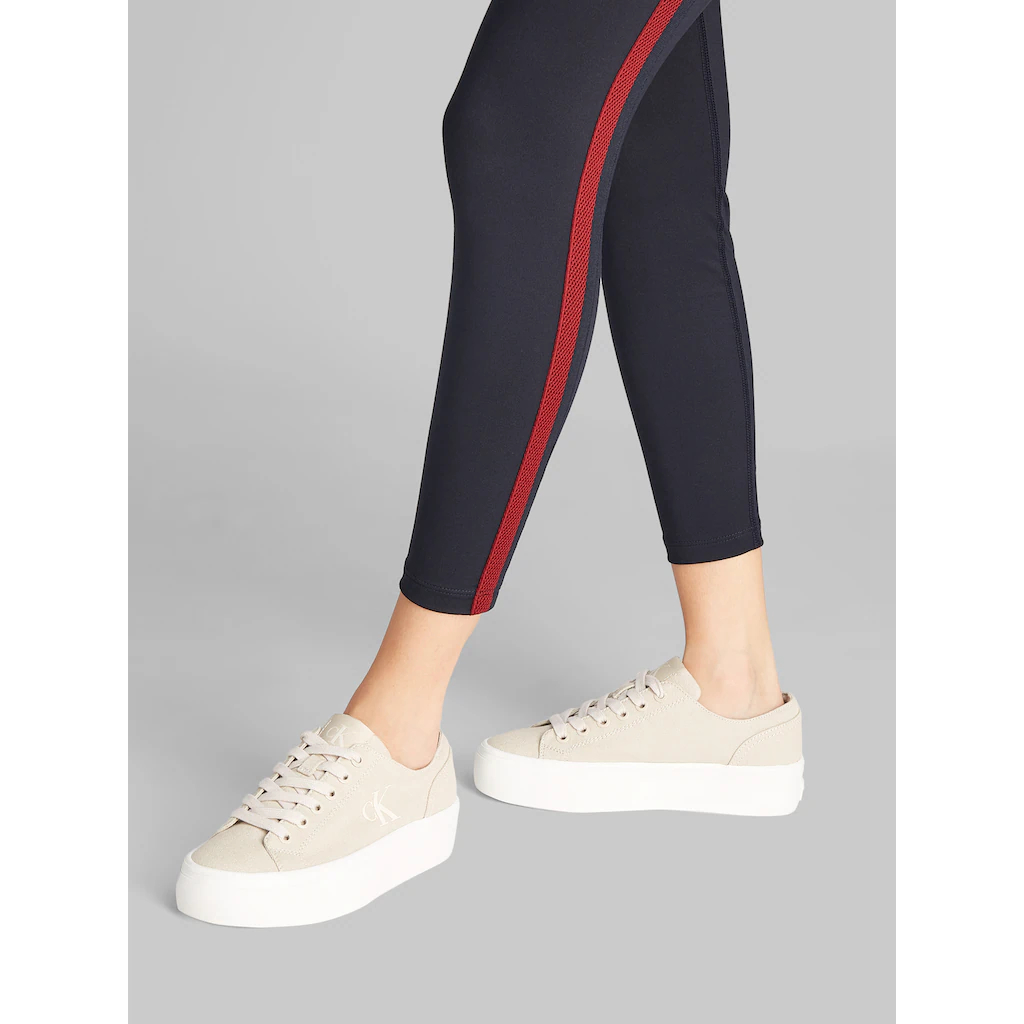 Calvin Klein Jeans Plateausneaker »VULC FLATFORM LOW CV MG« Schnürschuh Freizeitschuh Halbschuh mit seitlichem Logo bestellen Neueste Mode