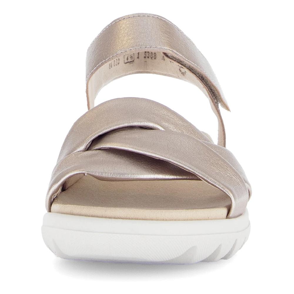 Gabor Riemchensandale Sommerschuh Keilsandalette Bequemschuh mit Klettverschluss online kaufen Räumungsverkauf