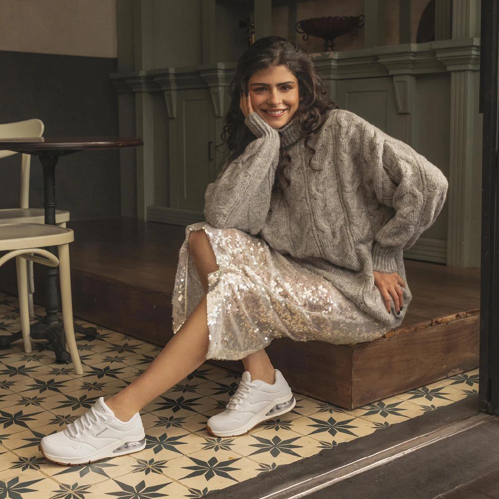 Skechers Sneaker »UNO 2-AIR AROUND YOU« mit Skech-Air Luftkammern Freizeitschuh Halbschuh Schnürschuh online kaufen Tiefpreis