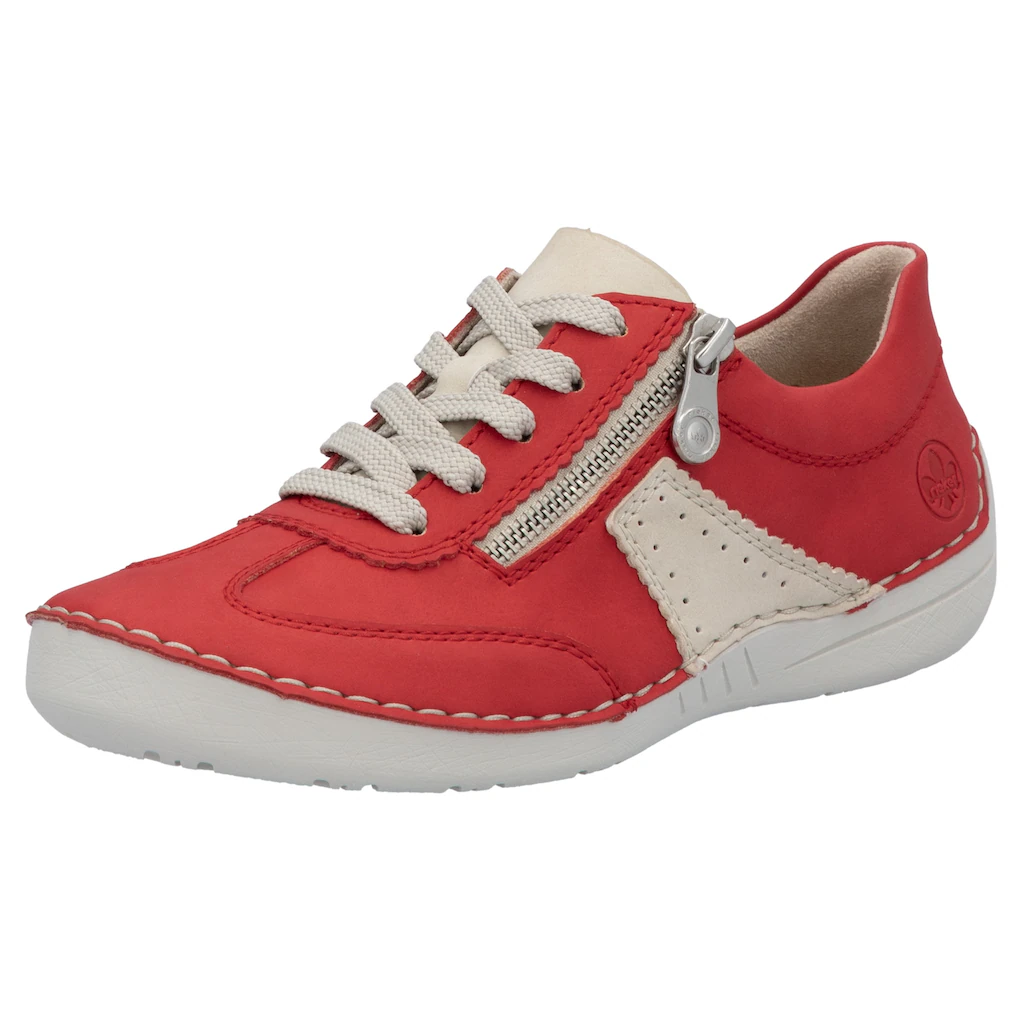 Rieker Sneaker Halbschuh Freizeitschuh Schnürschuh mit Reißverschluss online bestellen Wochenangebot