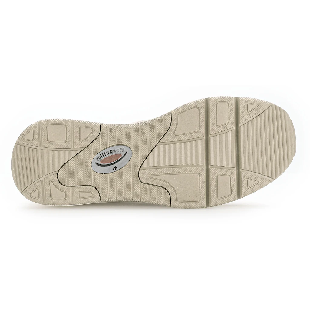 Gabor Rollingsoft Keilsneaker Freizeitschuh Halbschuh Schnürschuh Logoschriftzug an der Ferse kaufen Bis zu 65% Rabatt