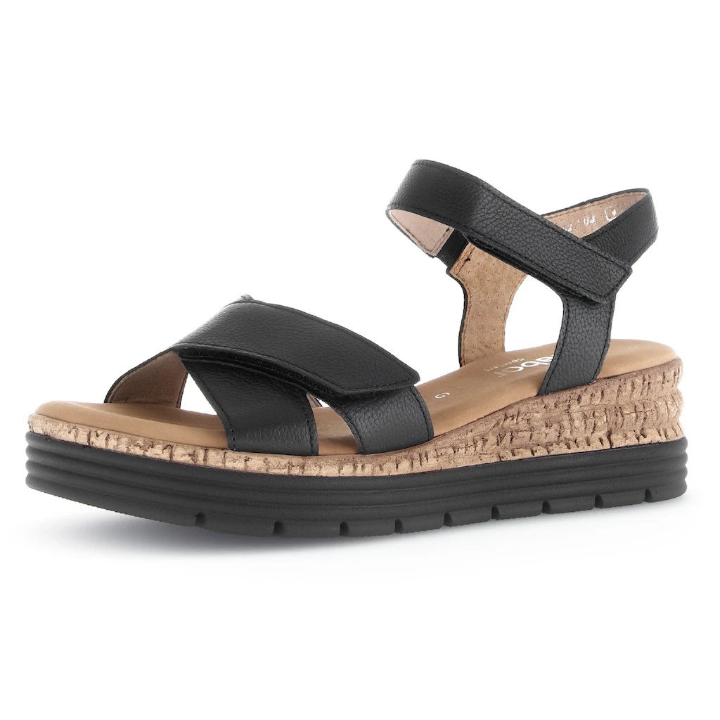 Gabor Keilsandalette »GENUA« Riemchensandale Komfortschuh Sommerschuh Stretcheinsatz Weite G online kaufen Super Rabatt