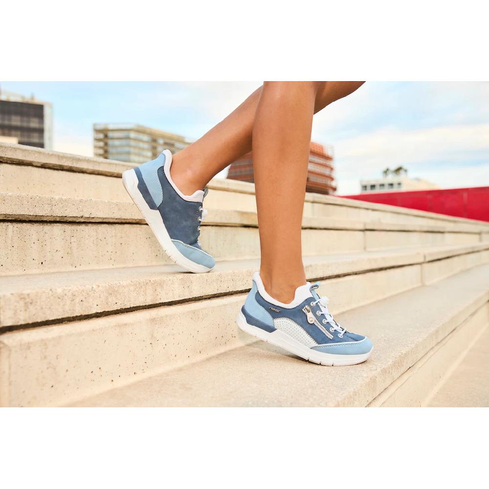 Rieker Slip-On Sneaker Schlupfschuh Halbschuh Freizeitschuh mit weichem Schaftrand kaufen Online