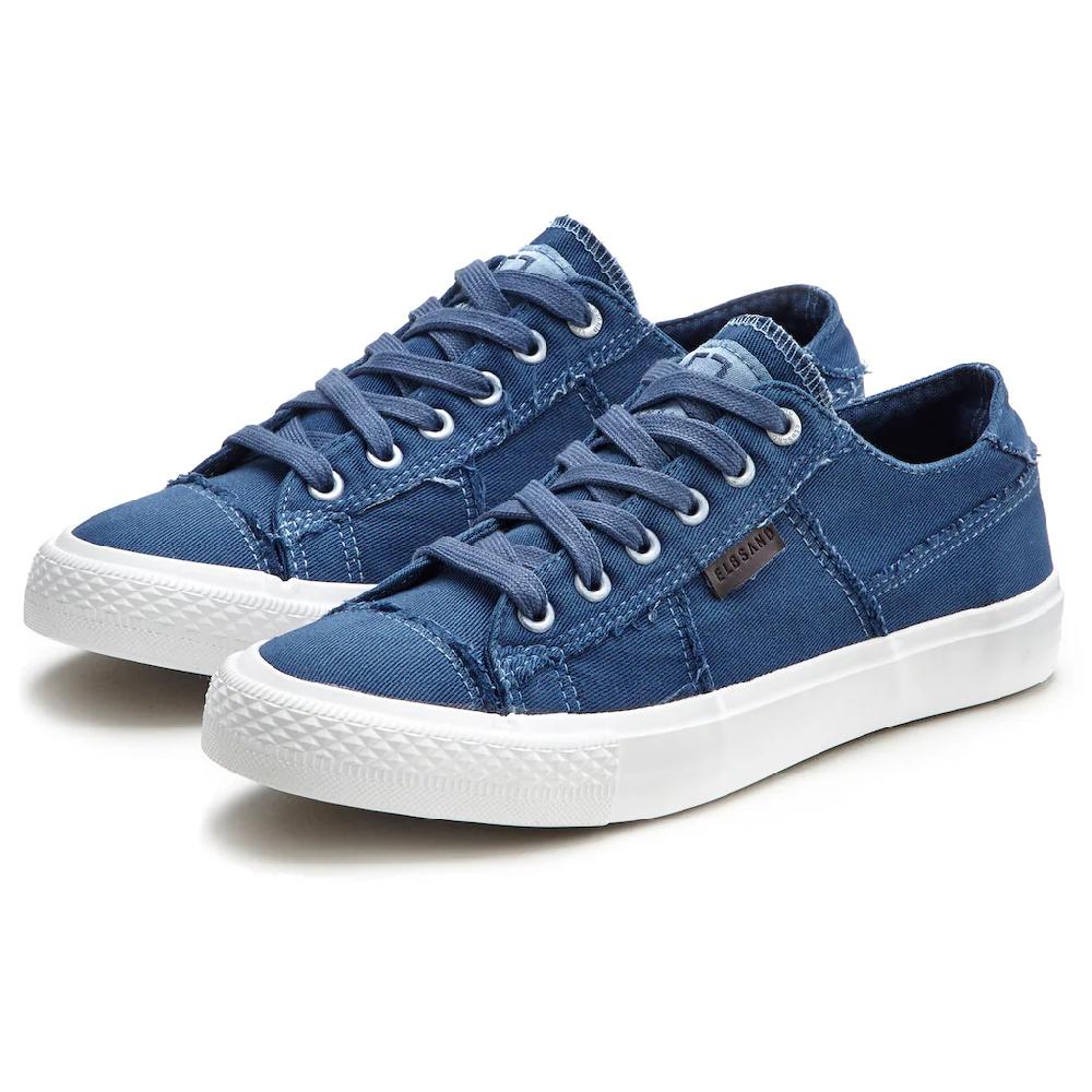 Elbsand Sneaker Schnürhalbschuh Freizeitschuh aus Textil Used-Look VEGAN ▷ für Günstiger Verkauf