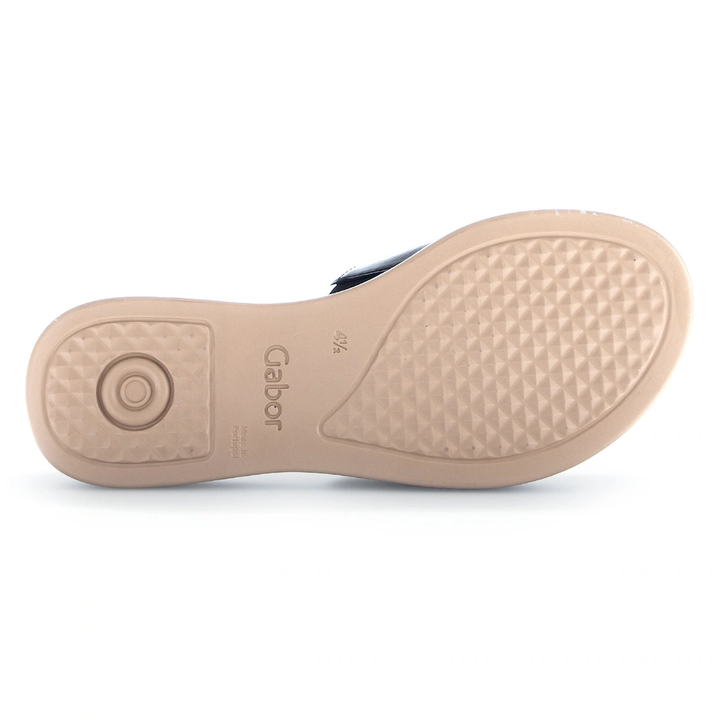 Gabor Pantolette »RHODOS« Sommerschuh Komfortschuh kleiner Stretcheinsatz Weite G (=weit) Fabrikverkauf