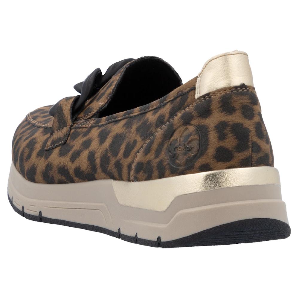 Rieker Loafer Slipper Slip-on Sneaker Halbschuh mit modischer Zierkette bestellen Blitzverkäufe