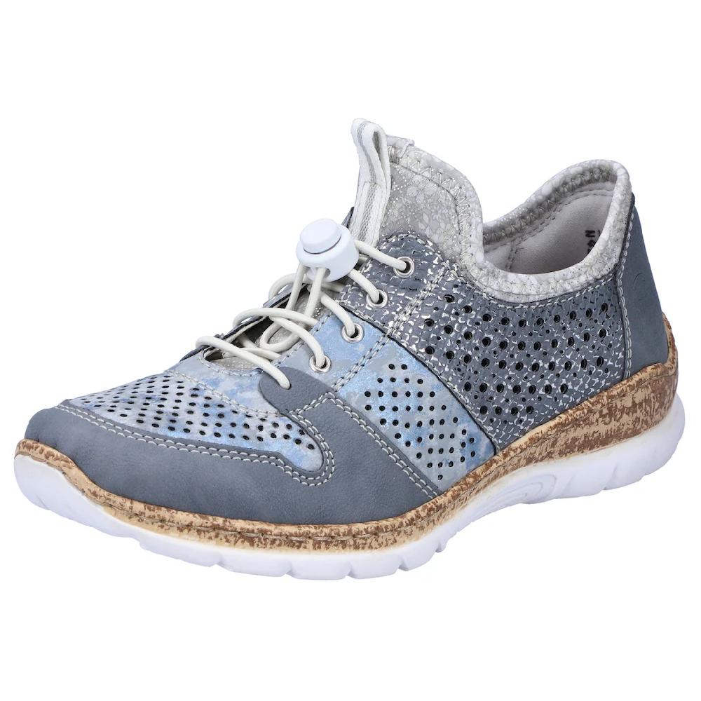 Rieker Slip-On Sneaker Slipper Schlupfschuh mit MemoSoft-Ausstattung ▷ für Exklusivangebot