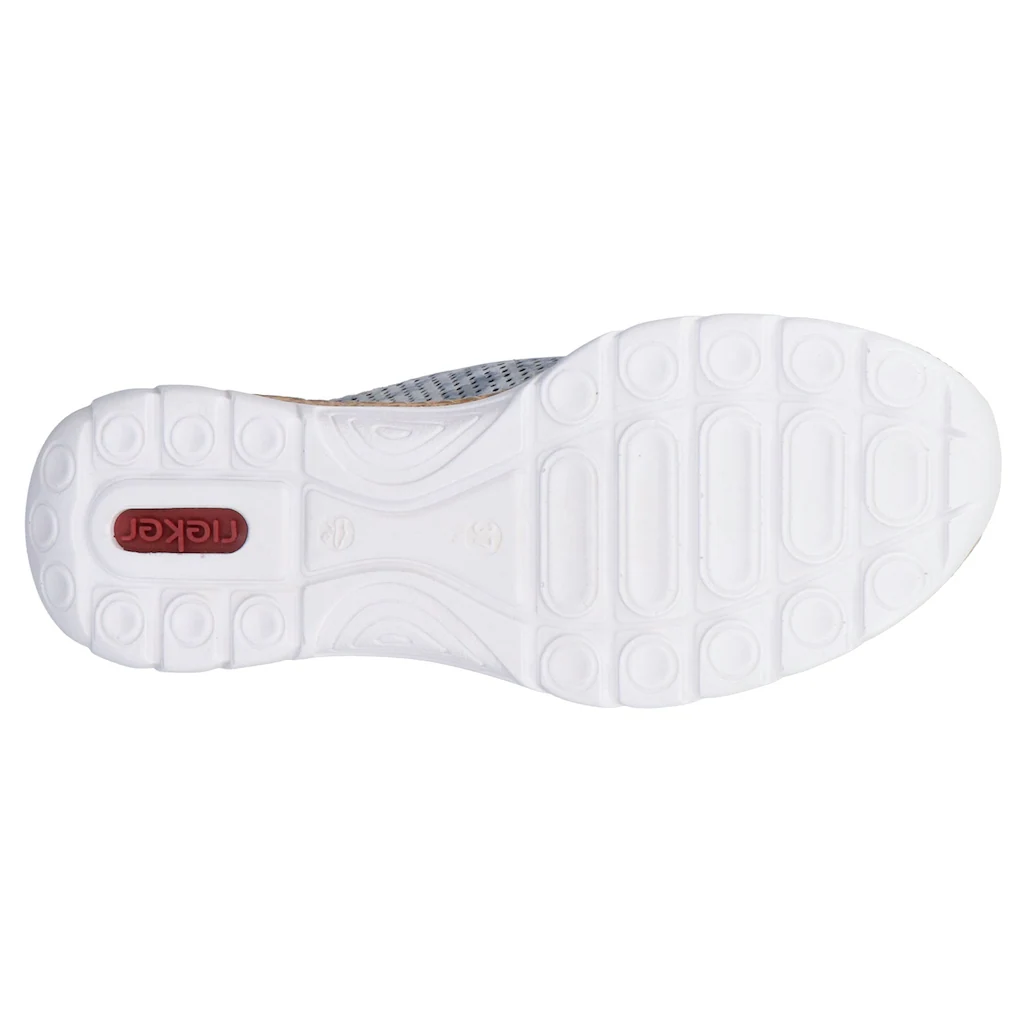 Rieker Slip-On Sneaker Slipper Schlupfschuh mit MemoSoft-Ausstattung ▷ für Exklusivangebot