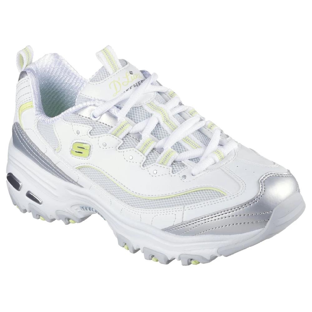 Skechers Sneaker »D'LITES-CHROMATIC« Plateausneaker Schnürschuh mit Metallic Einsätzen bestellen Saisonschlussverkauf
