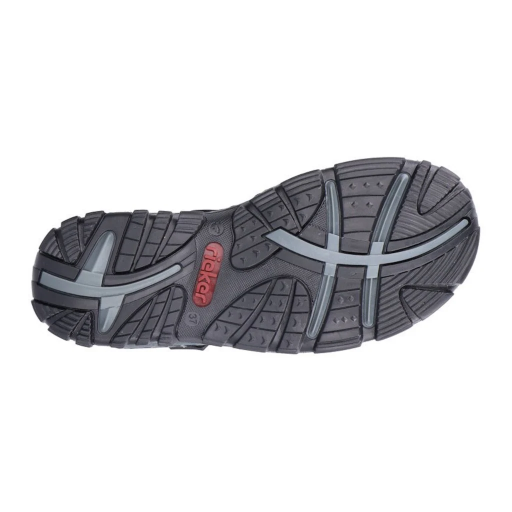 Rieker Sandale Sommerschuh Outdoorschuh Keilabsatz in Trekking-Optik auf Raten Black Friday