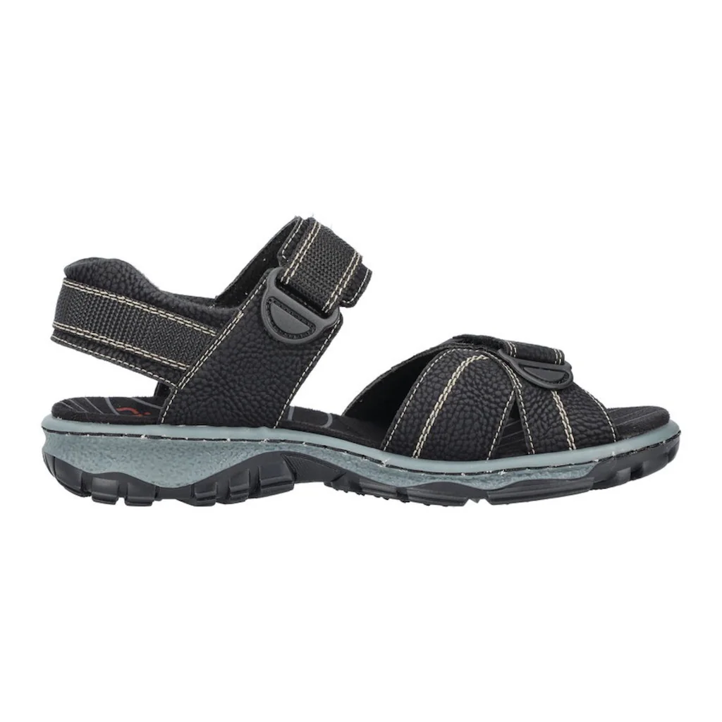 Rieker Sandale Sommerschuh Outdoorschuh Keilabsatz in Trekking-Optik auf Raten Black Friday