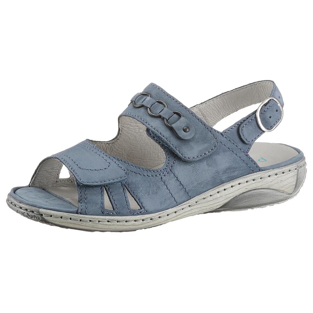 Waldläufer Riemchensandale »GARDA« Sommerschuh Sandalette Keilabsatz mit Druckknopf G-Weite online kaufen Muttertagsangebot