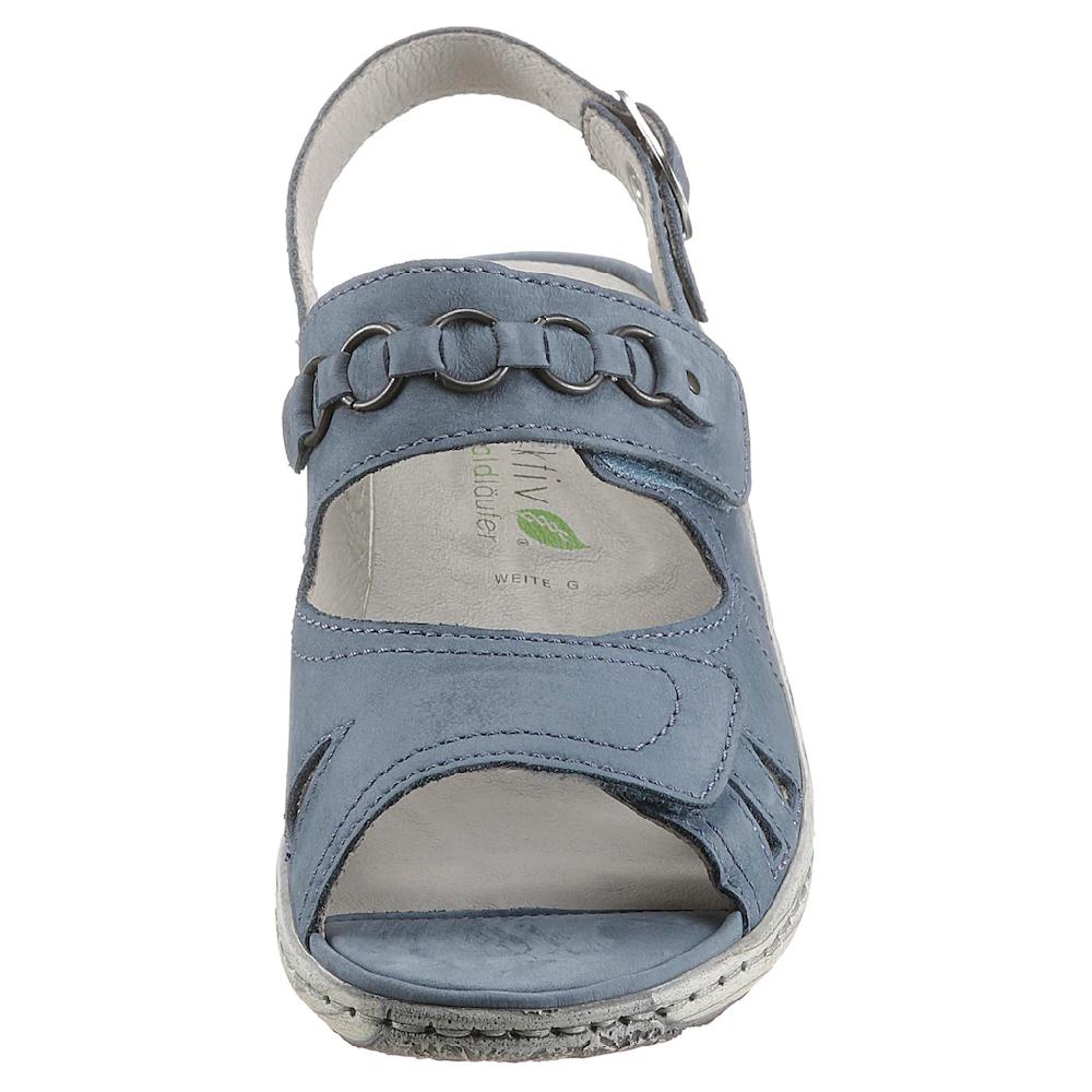Waldläufer Riemchensandale »GARDA« Sommerschuh Sandalette Keilabsatz mit Druckknopf G-Weite online kaufen Muttertagsangebot