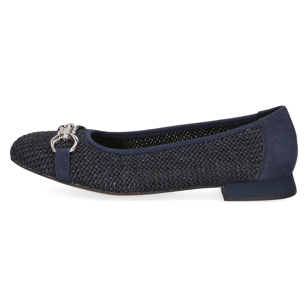 Caprice Ballerina Blockabsatz Bequemschuh Businessschuh mit Schmuckelement Tägliche Deals