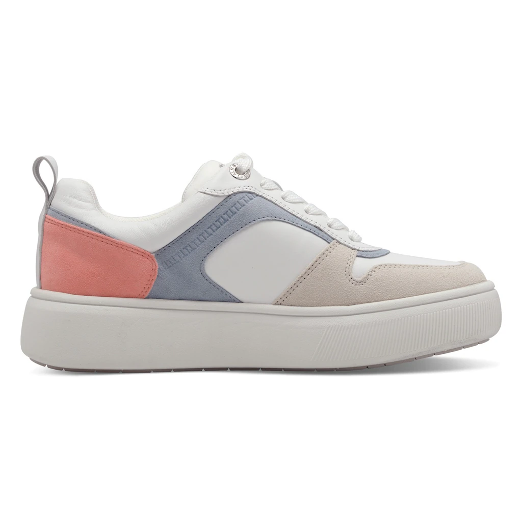 Tamaris Plateausneaker Freizeitschuh Halbschuh Schnürschuh mit Kontrastbesätzen online bestellen Super Sparpreis