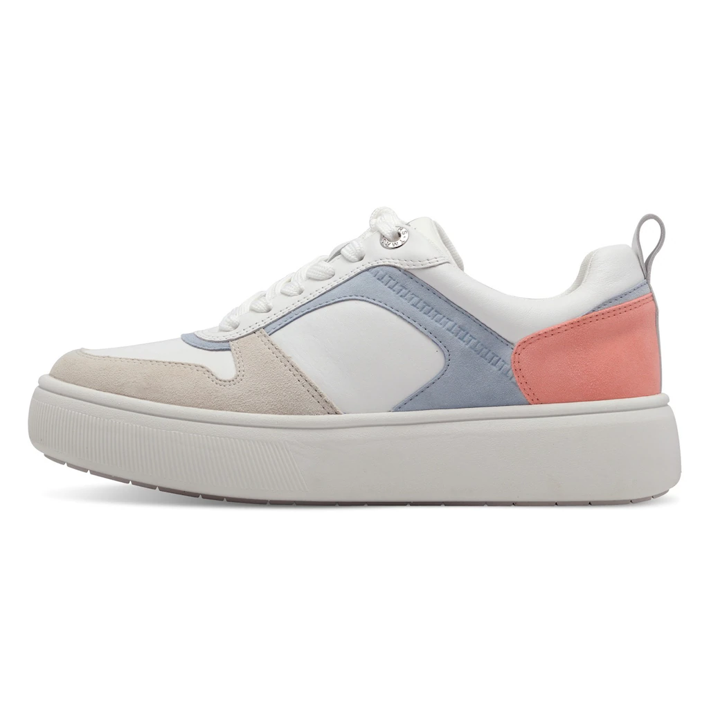 Tamaris Plateausneaker Freizeitschuh Halbschuh Schnürschuh mit Kontrastbesätzen online bestellen Super Sparpreis