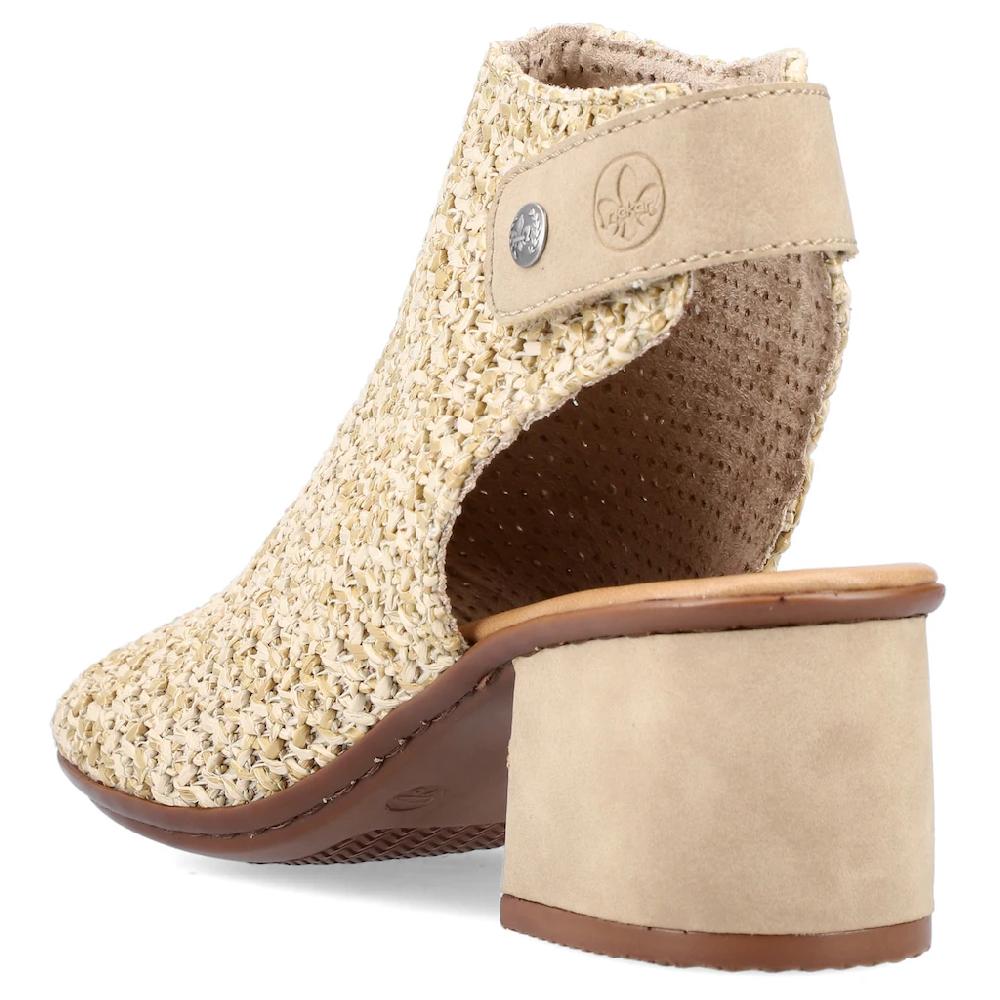 Rieker Sandalette Sommerschuh Sandalette Blockabsatz in modischer Flecht-Optik kaufen Begrenzte Freigabe