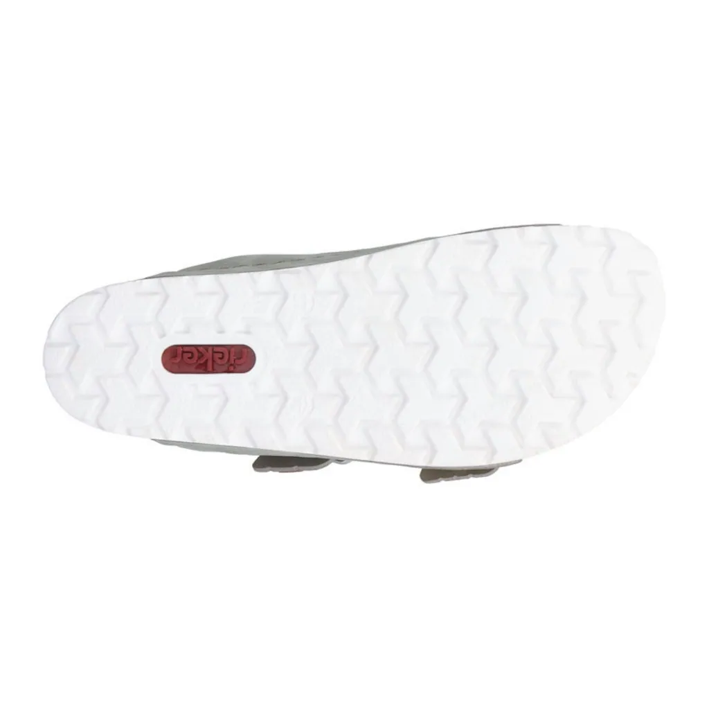 Rieker Pantolette Sommerschuh Schlappen mit verstellbaren Schnallen Neueste Stile