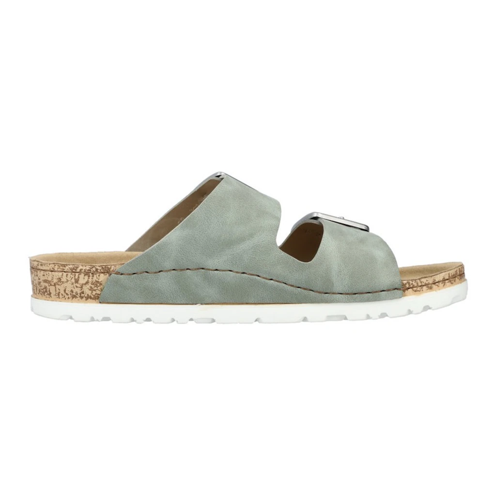 Rieker Pantolette Sommerschuh Schlappen mit verstellbaren Schnallen Neueste Stile