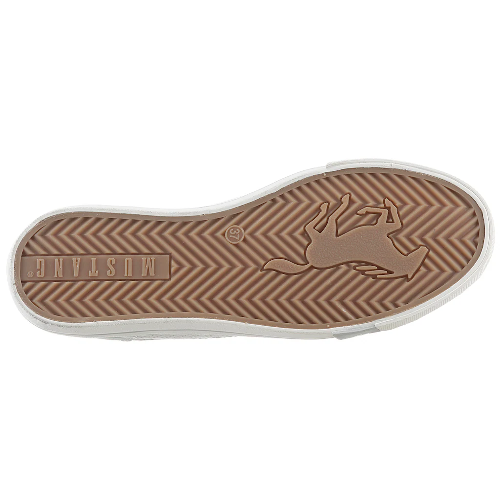 Mustang Shoes Sneaker mit Synthetikfersenfleck online kaufen Zeitbegrenzte Promotion