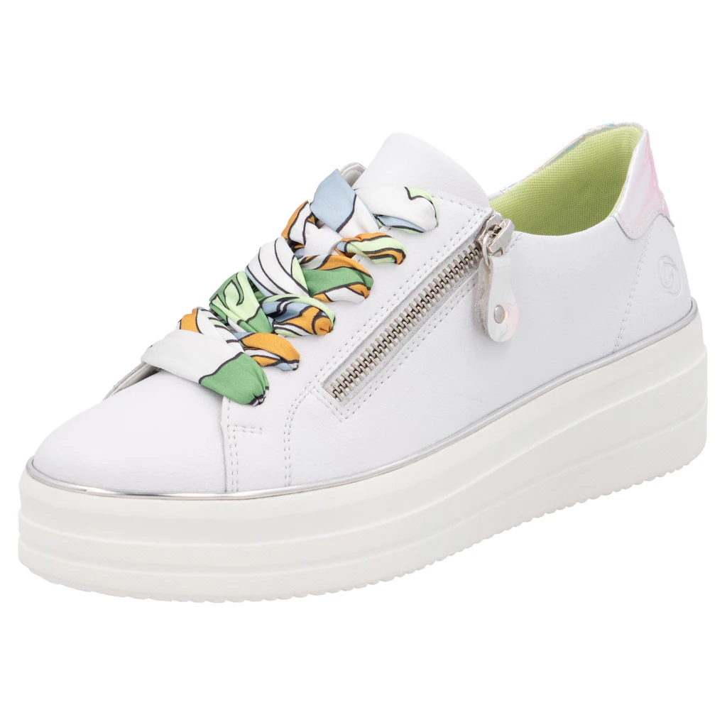Remonte Plateausneaker Freizeitschuh Halbschuh Schnürschuh mit seitlichem Reißverschluss bestellen Sonderangebot der Fabrik