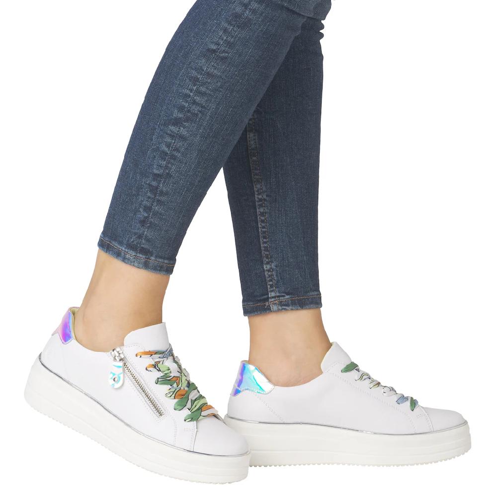 Remonte Plateausneaker Freizeitschuh Halbschuh Schnürschuh mit seitlichem Reißverschluss bestellen Sonderangebot der Fabrik