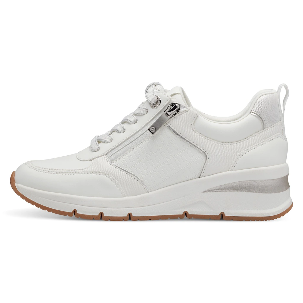 Tamaris Keilsneaker Freizeitschuh Halbschuh Schnürschuh mit Außenreißverschluss online kaufen Nur noch ein Tag übrig