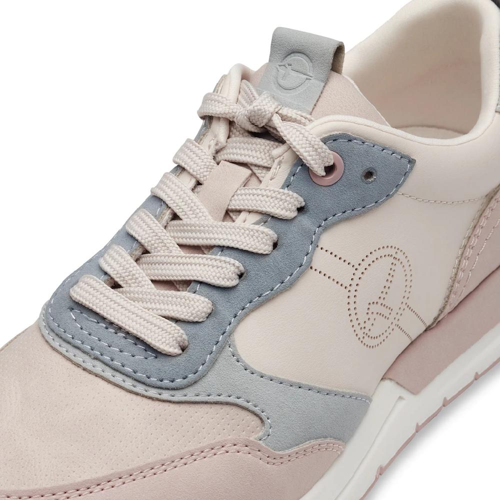 Tamaris Keilsneaker Schnürschuh Freizeitschuh Halbschuh mit Kontrastbesätzen Fabrikladen