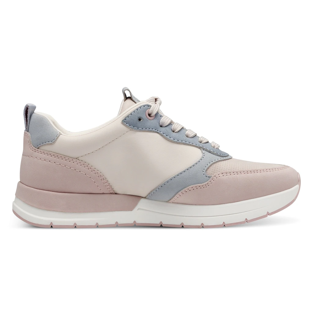 Tamaris Keilsneaker Schnürschuh Freizeitschuh Halbschuh mit Kontrastbesätzen Fabrikladen